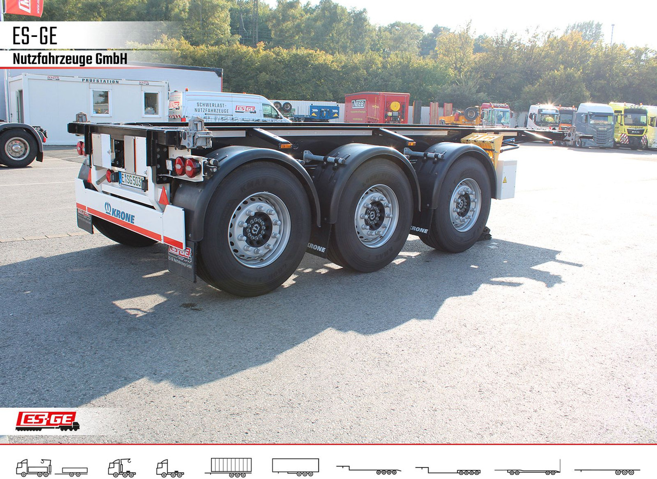 Krone Box Liner 3-Achs-Containerchassis 20' - Контейнеровоз/ Сменна каросерия полуремарке: снимка 4 Krone Box Liner 3-Achs-Containerchassis 20' - Контейнеровоз/ Сменна каросерия полуремарке: снимка 4