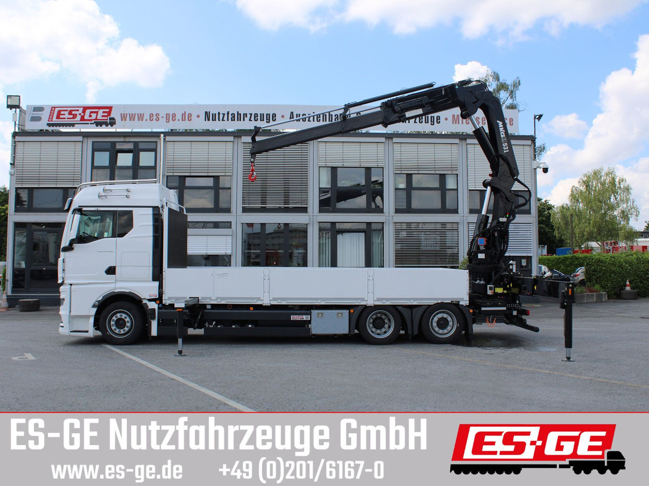 MAN TGX 26.480 6x2-4 LL CH mit MKG HLK531 a5 - Бордови камион, Камион с кран: снимка 5 MAN TGX 26.480 6x2-4 LL CH mit MKG HLK531 a5 - Бордови камион, Камион с кран: снимка 5