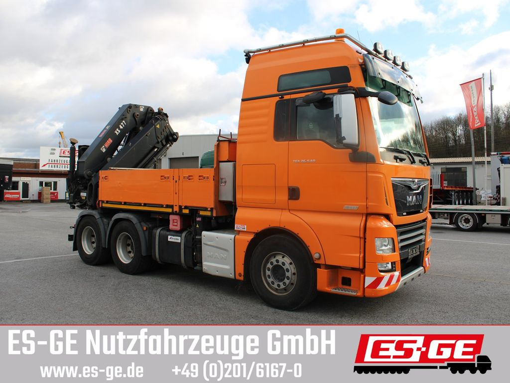 MAN TGX 26.540 + HIABV-Ladekran 477E-4 HIPRO - Бордови камион, Камион с кран: снимка 3 MAN TGX 26.540 + HIABV-Ladekran 477E-4 HIPRO - Бордови камион, Камион с кран: снимка 3