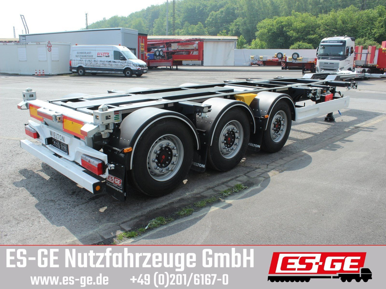 Wielton 3-Achs-Containerchassis - multifunktional - Контейнеровоз/ Сменна каросерия полуремарке: снимка 4 Wielton 3-Achs-Containerchassis - multifunktional - Контейнеровоз/ Сменна каросерия полуремарке: снимка 4