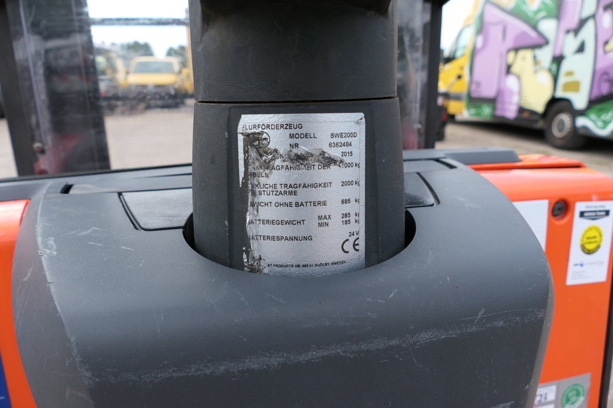BT SWE 200D Batterie 28/2023 - Палетна количка: снимка 5 BT SWE 200D Batterie 28/2023 - Палетна количка: снимка 5
