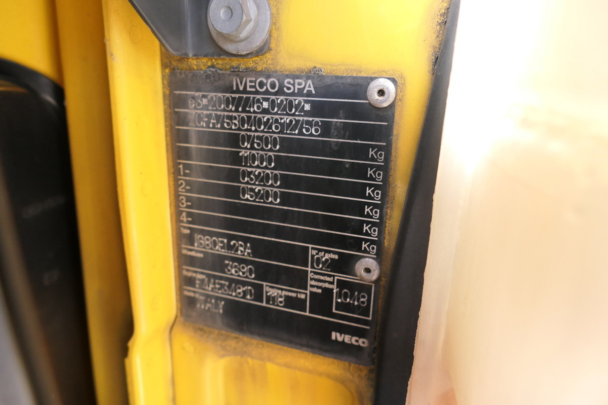 Лекотоварен автомобил фургон IVECO EuroCargo ML 75 E 16 P LBW LUFT AUTOMATIK COC EU: снимка 16