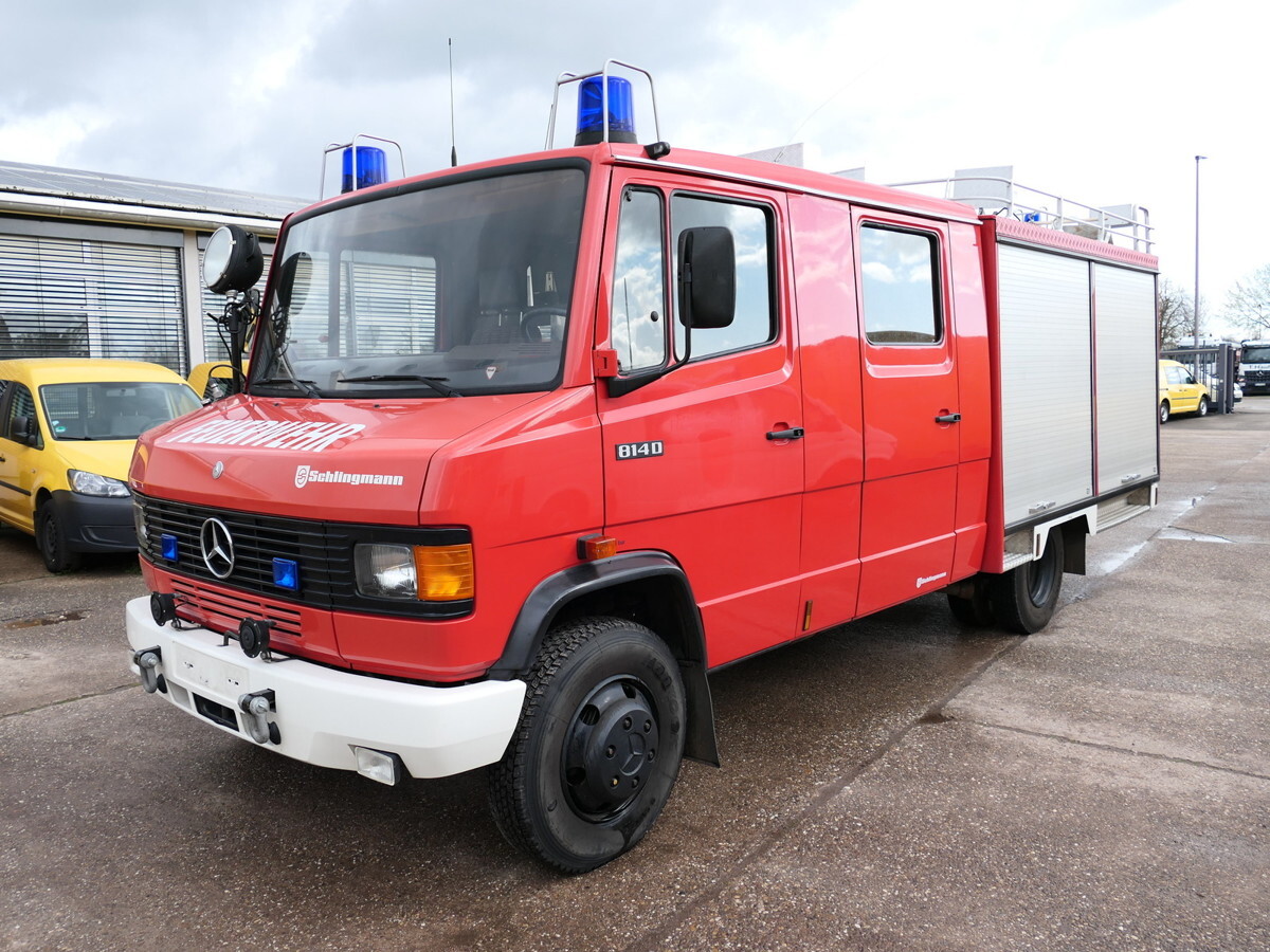 MERCEDES-BENZ 814 D LF 8/6 DoKa AHK Löschwassertank 600L Schli - Линейка: снимка 1 MERCEDES-BENZ 814 D LF 8/6 DoKa AHK Löschwassertank 600L Schli - Линейка: снимка 1
