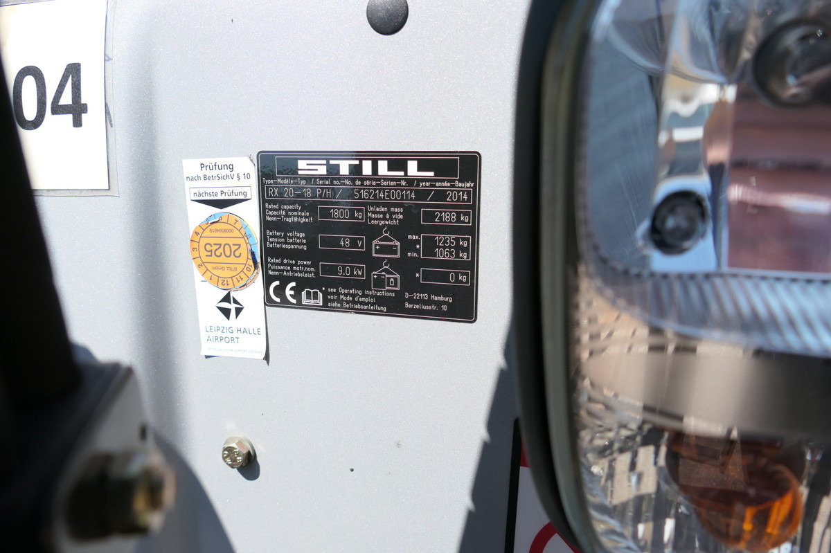 Мотокар за монтаж на камиони STILL RX 20-18P/H 4-RAD: снимка 10 Мотокар за монтаж на камиони STILL RX 20-18P/H 4-RAD: снимка 10