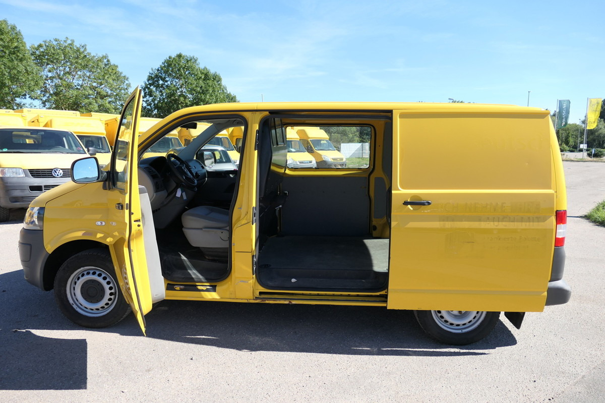 Малък ван VW T5 Transporter 2.0 TDI PARKTRONIK EURO-5 2xSCHIE: снимка 9