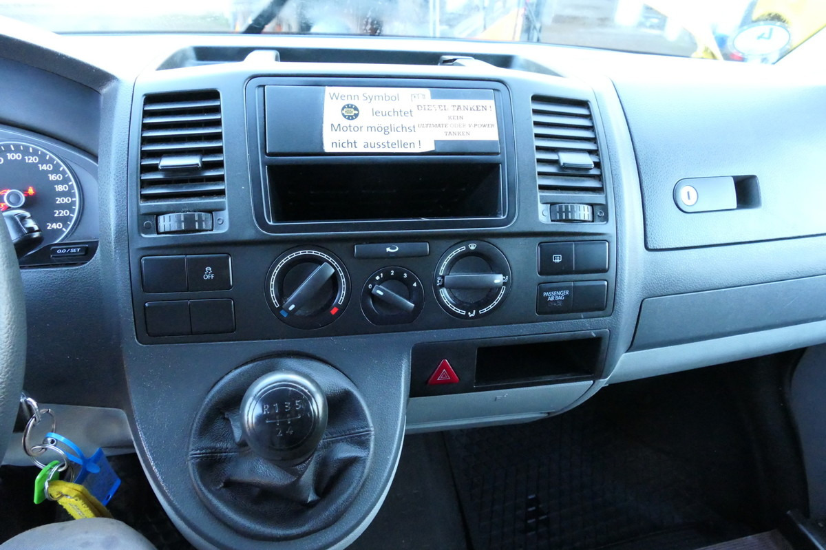 Малък ван VW T5 Transporter 2.0 TDI PARKTRONIK EURO-5 2xSCHIE: снимка 14