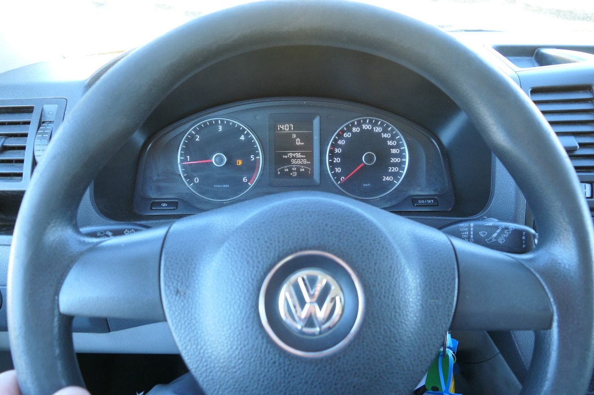 Малък ван VW T5 Transporter 2.0 TDI PARKTRONIK EURO-5 2xSCHIE: снимка 13