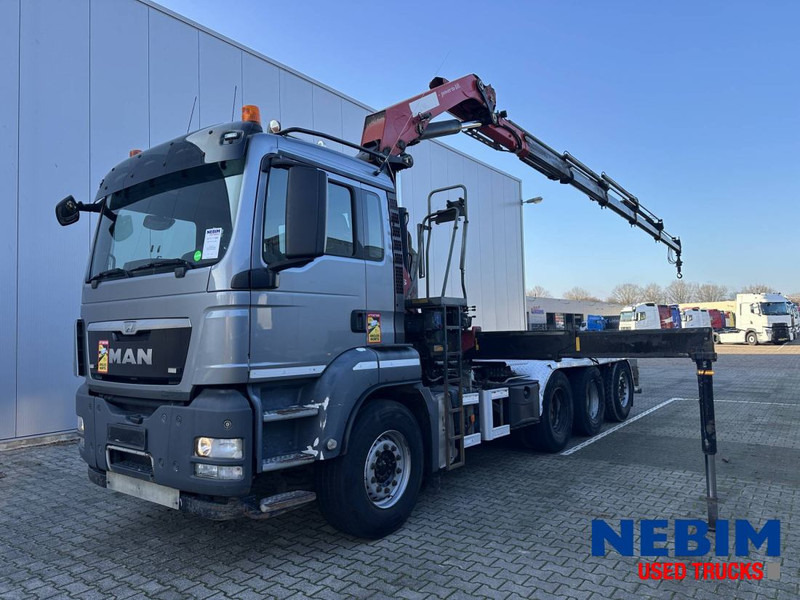 MAN TGS 420 8x4 TRIPLE - HMF 2620 K5 - 22,7t/m CRANE / KRAN - Мултилифт с кука камион, Камион с кран: снимка 1 MAN TGS 420 8x4 TRIPLE - HMF 2620 K5 - 22,7t/m CRANE / KRAN - Мултилифт с кука камион, Камион с кран: снимка 1