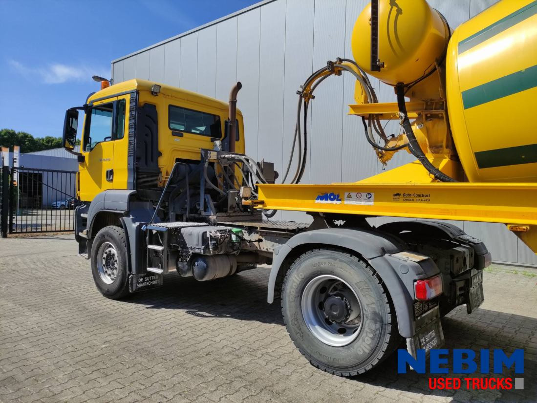 Бетоновоз MOL Swing/Stetter 12m3 - MAN TGS440 4x2 HUB Reduction: снимка 13