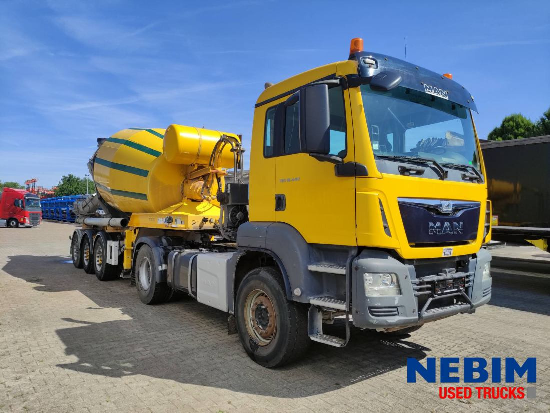 Бетоновоз MOL Swing/Stetter 12m3 - MAN TGS440 4x2 HUB Reduction: снимка 11