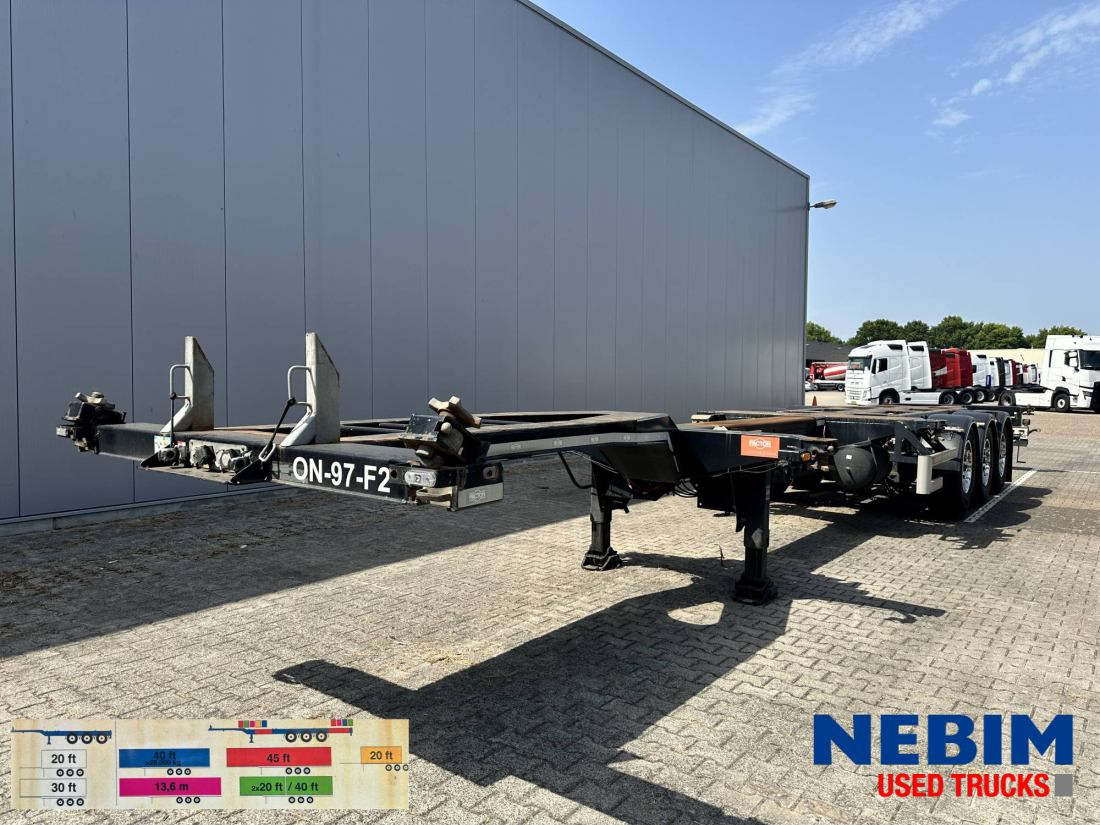 Pacton ET3 - Multi / Slider / Flex - Контейнеровоз/ Сменна каросерия полуремарке: снимка 1 Pacton ET3 - Multi / Slider / Flex - Контейнеровоз/ Сменна каросерия полуремарке: снимка 1