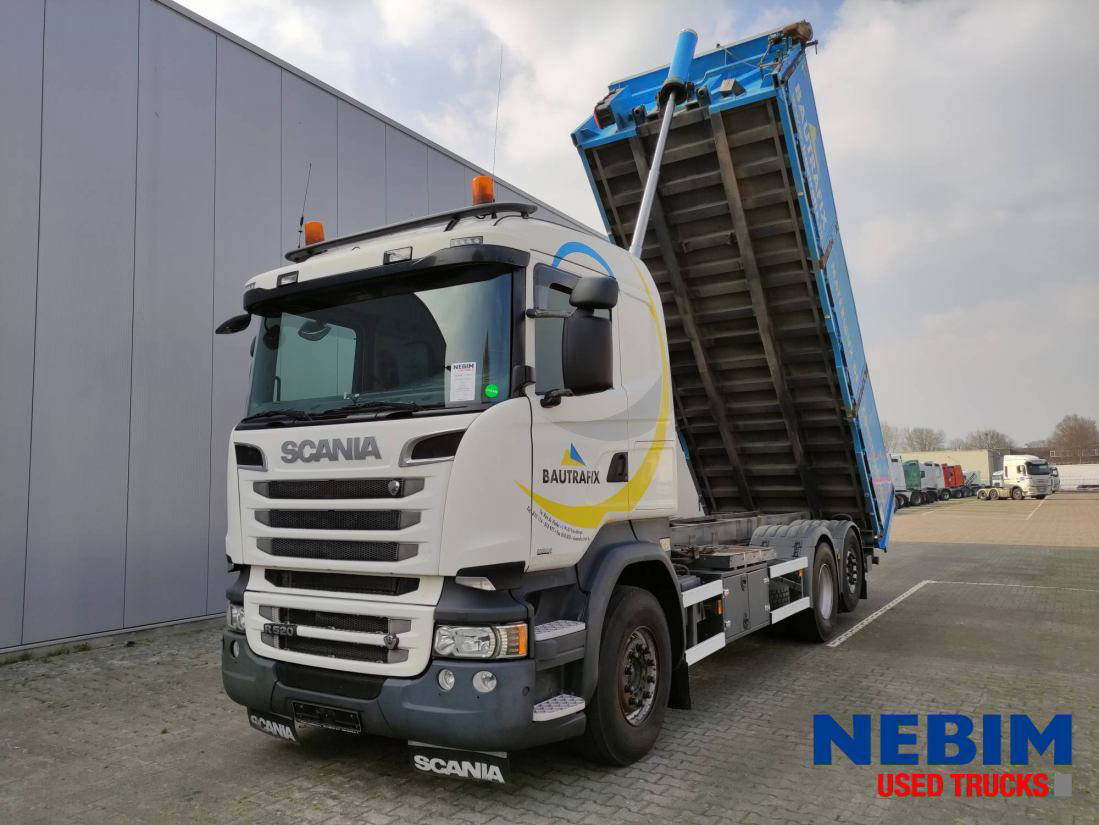 Scania R520 V8 6X2 - Retarder - Самосвал камион: снимка 1 Scania R520 V8 6X2 - Retarder - Самосвал камион: снимка 1
