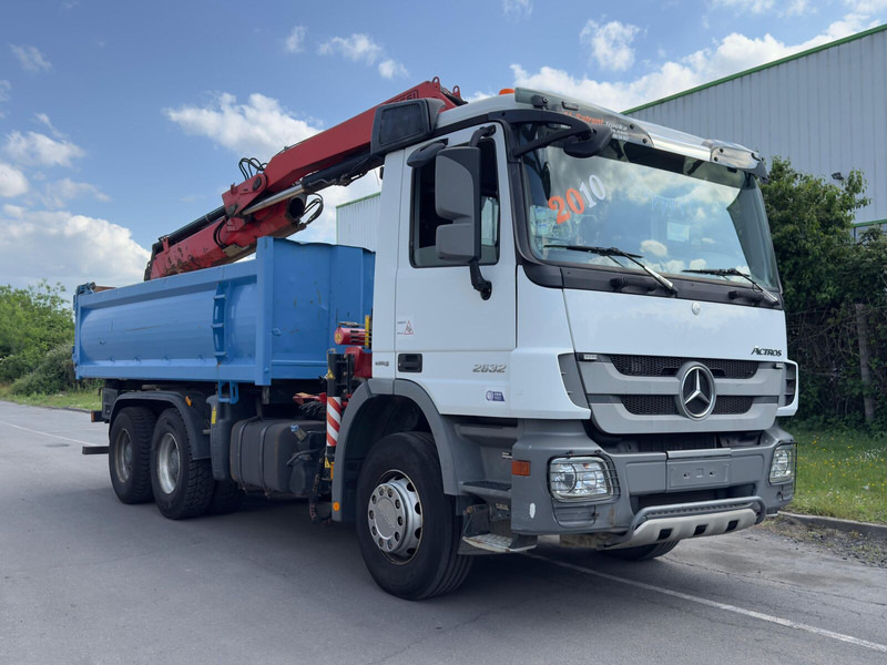 Mercedes-Benz ACTROS 2632 - Самосвал камион, Камион с кран: снимка 1 Mercedes-Benz ACTROS 2632 - Самосвал камион, Камион с кран: снимка 1