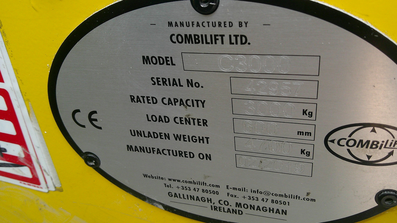 COMBILIFT C3000 CABIN - Страничен товарач: снимка 2 COMBILIFT C3000 CABIN - Страничен товарач: снимка 2