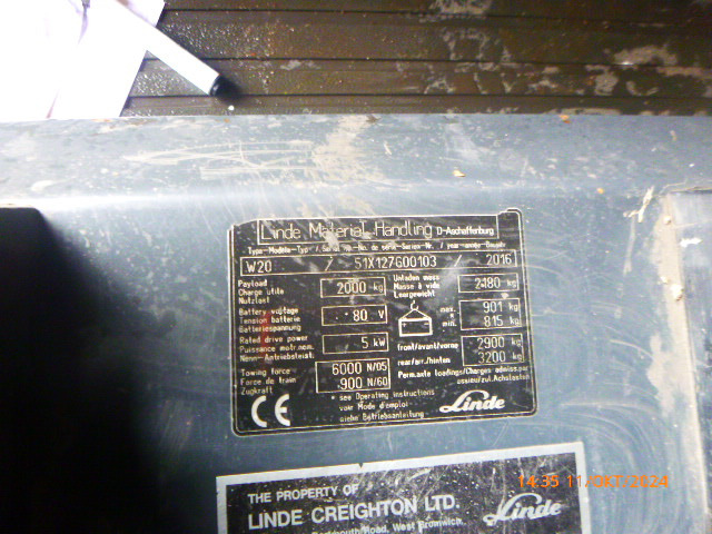 LINDE W20 2022 BATTERY!!! - Електрически влекач: снимка 2 LINDE W20 2022 BATTERY!!! - Електрически влекач: снимка 2