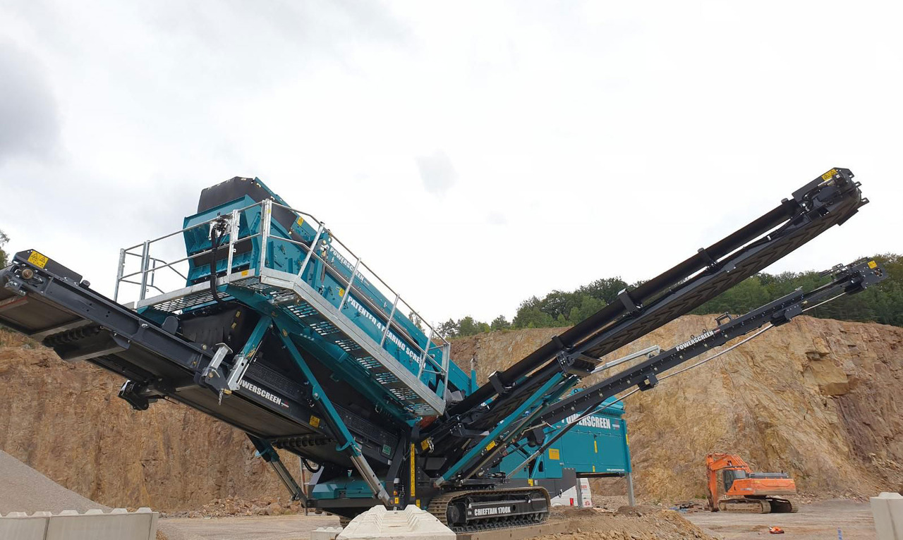 Powerscreen Chieftain 1700X 3D - Пресевна инсталация: снимка 1 Powerscreen Chieftain 1700X 3D - Пресевна инсталация: снимка 1