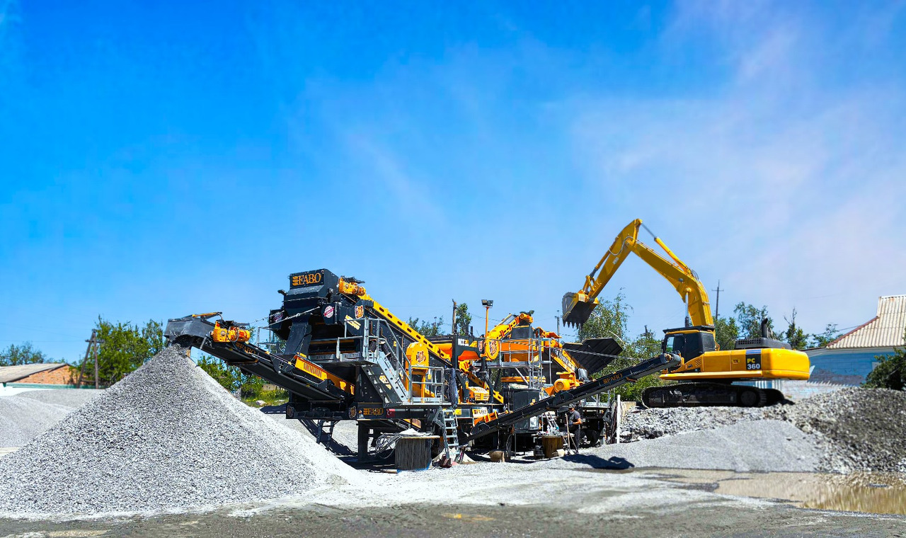 FABO Mining machinery - crushing plant - Минна машина: снимка 1 FABO Mining machinery - crushing plant - Минна машина: снимка 1