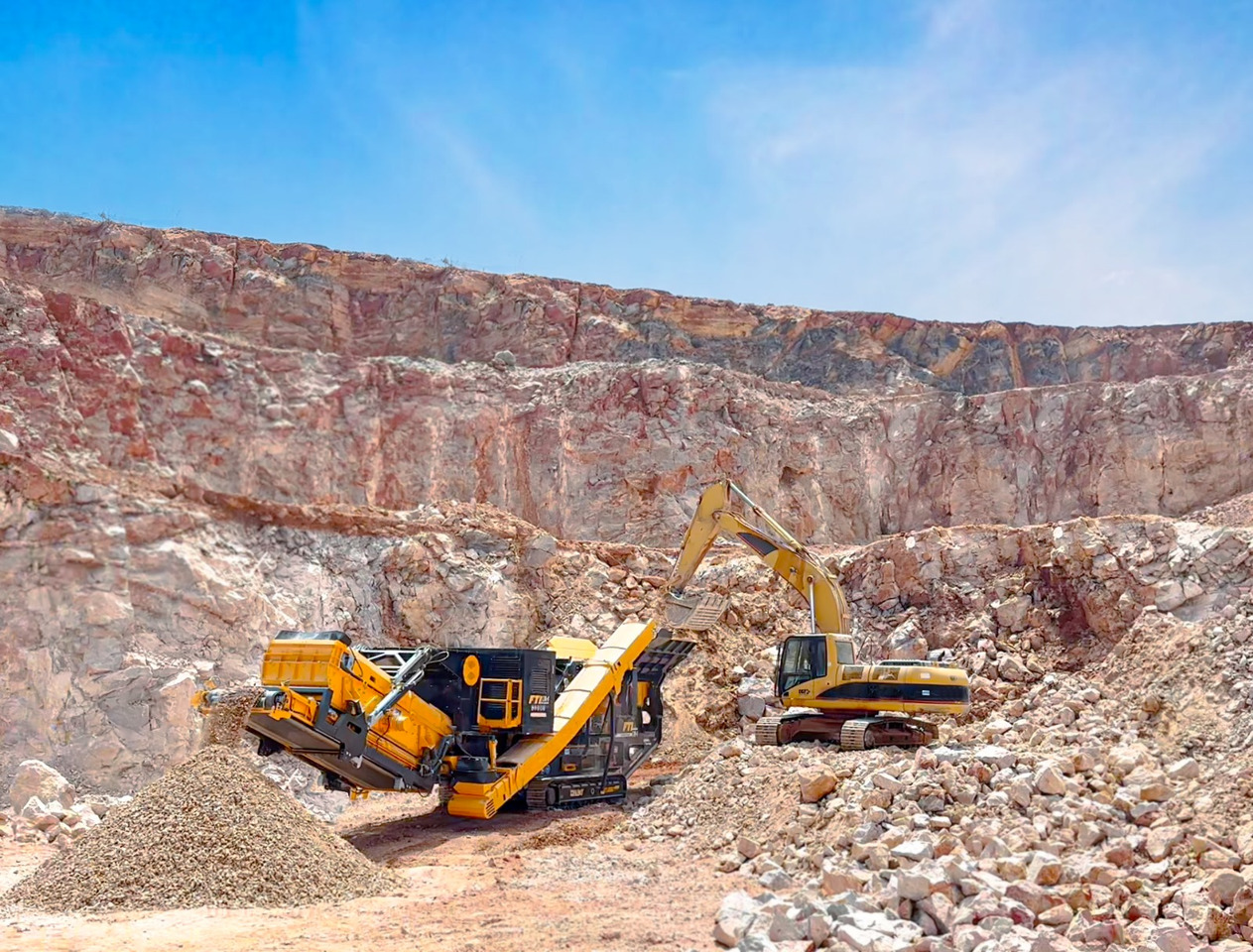 FABO Mobile crusher - Мобилна трошачка: снимка 4 FABO Mobile crusher - Мобилна трошачка: снимка 4