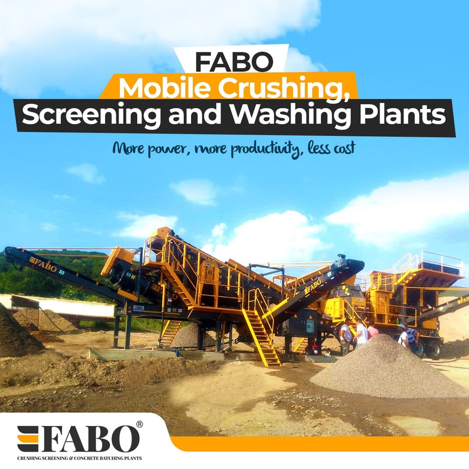 Нови Мобилна трошачка FABO Mobile crusher: снимка 13
