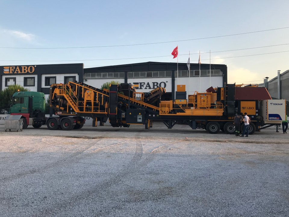 Нови Мобилна трошачка FABO Mobile crusher: снимка 15
