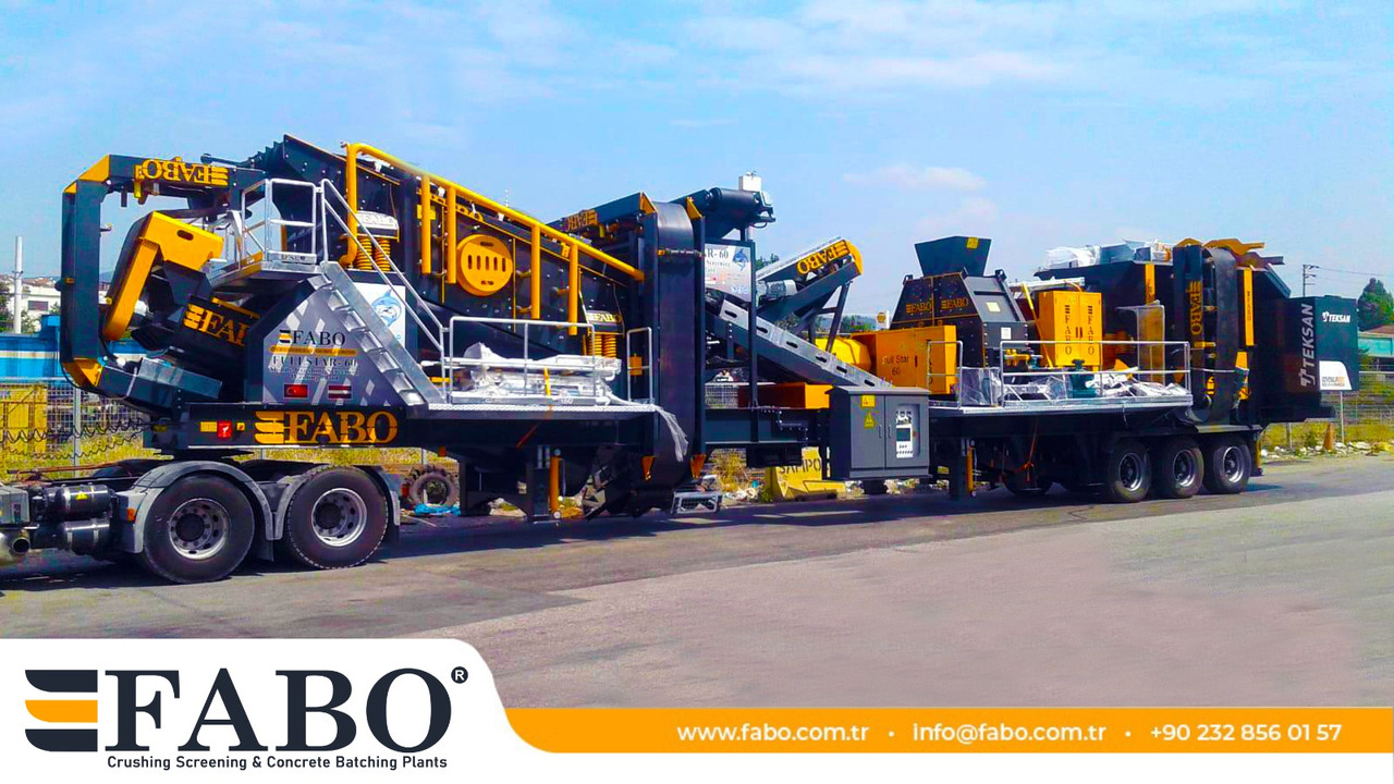 Нови Мобилна трошачка FABO Mobile crusher: снимка 16