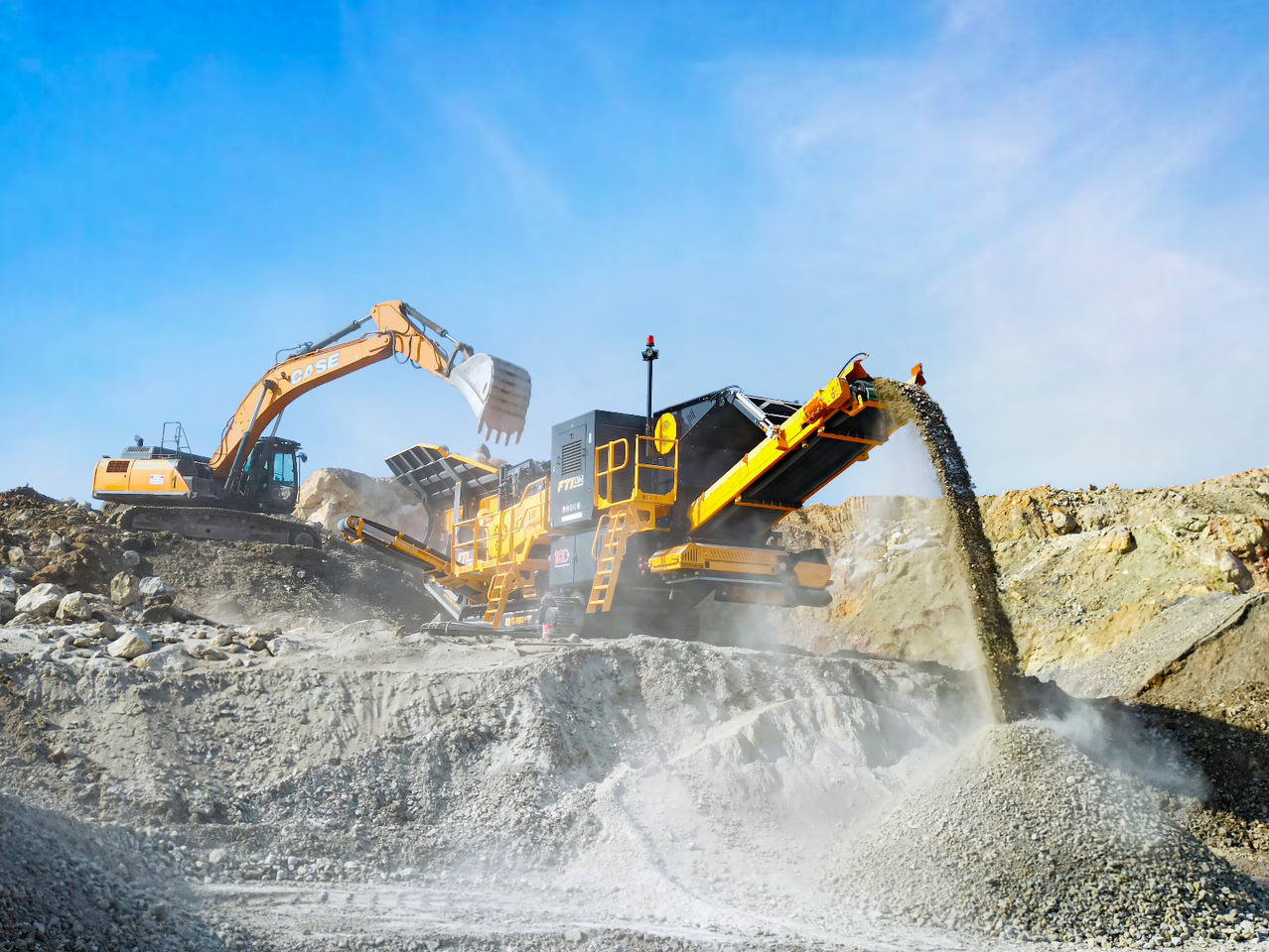 FABO Mobile crusher - Мобилна трошачка: снимка 1 FABO Mobile crusher - Мобилна трошачка: снимка 1