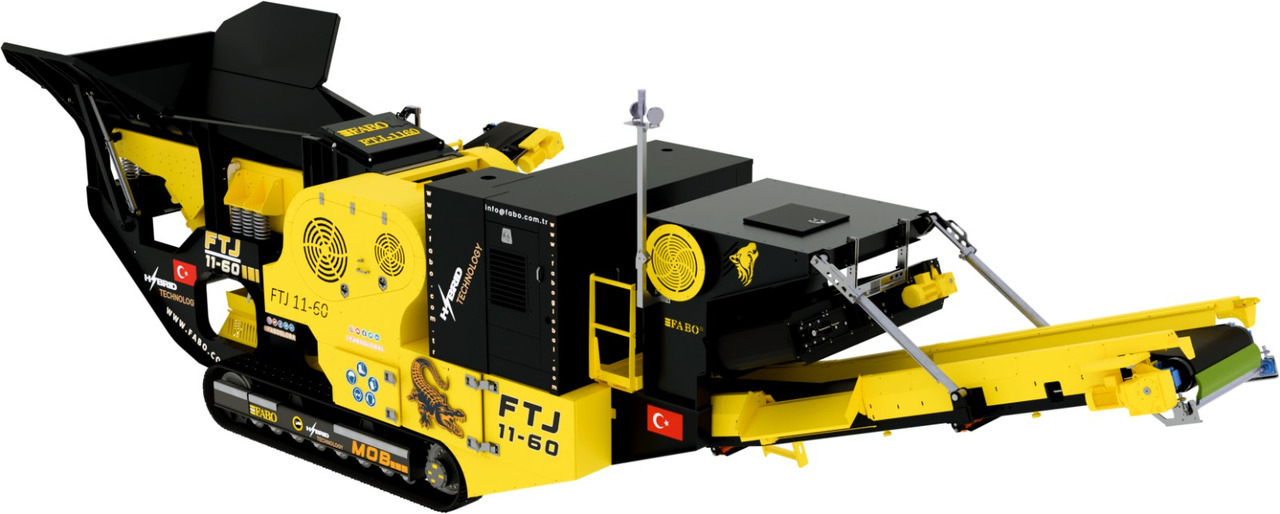 Нови Мобилна трошачка FABO Mobile crusher: снимка 13