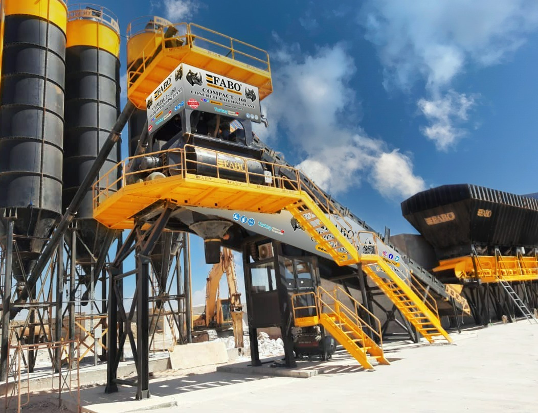 FABO compact concrete plant - Бетонов възел: снимка 2 FABO compact concrete plant - Бетонов възел: снимка 2