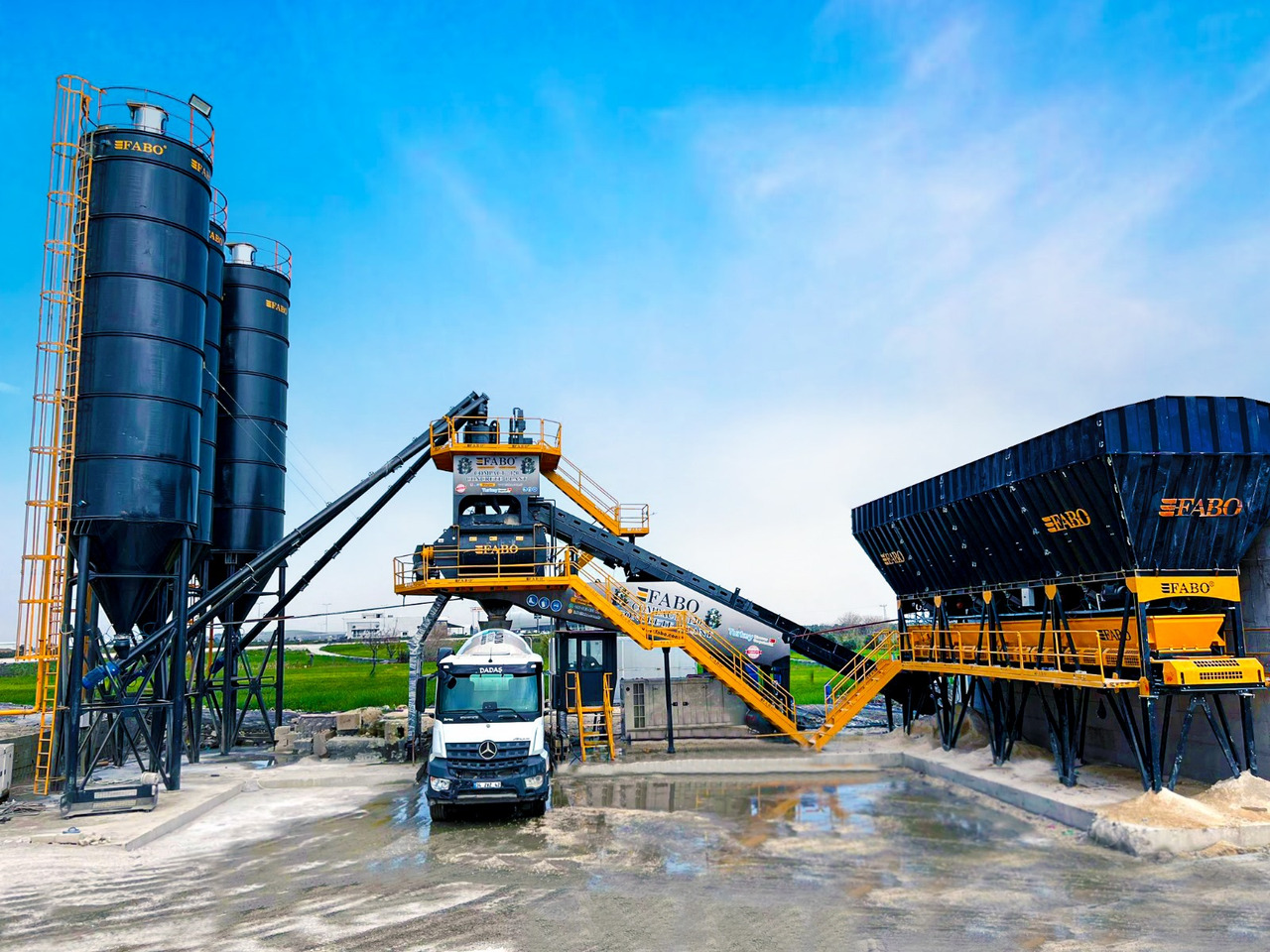 FABO compact concrete plant - Бетонов възел: снимка 1 FABO compact concrete plant - Бетонов възел: снимка 1