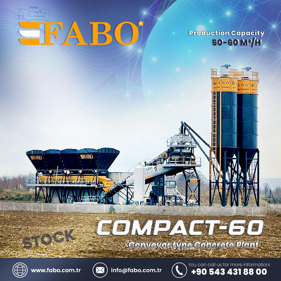 FABO compact concrete plant - Бетонов възел: снимка 2 FABO compact concrete plant - Бетонов възел: снимка 2