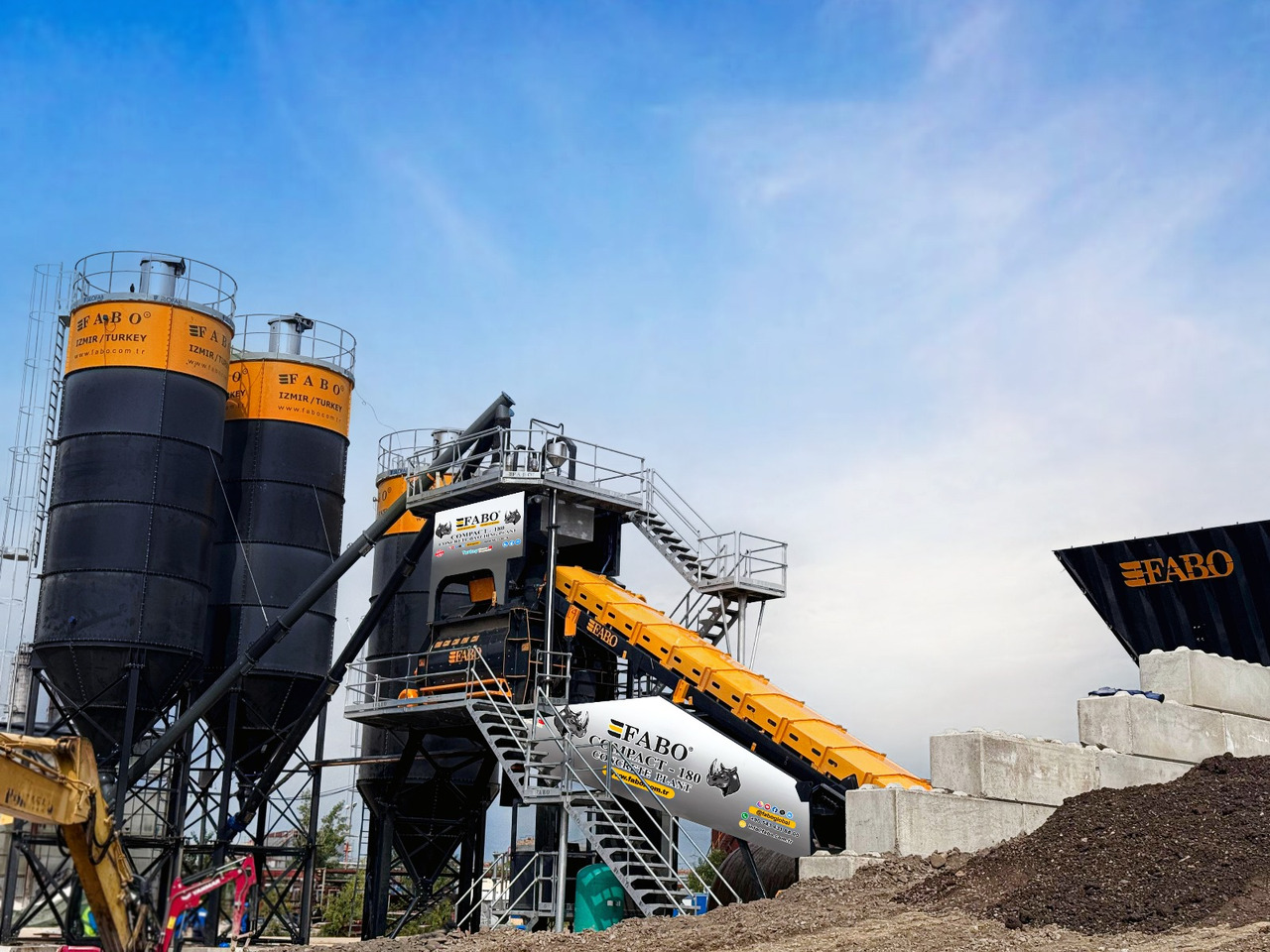 FABO compact concrete plant - Бетонов възел: снимка 1 FABO compact concrete plant - Бетонов възел: снимка 1