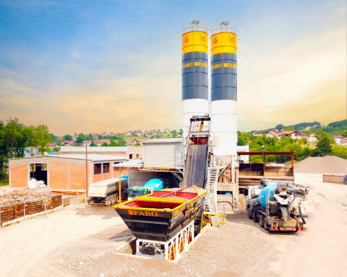 FABO compact concrete plant - Бетонов възел: снимка 1 FABO compact concrete plant - Бетонов възел: снимка 1
