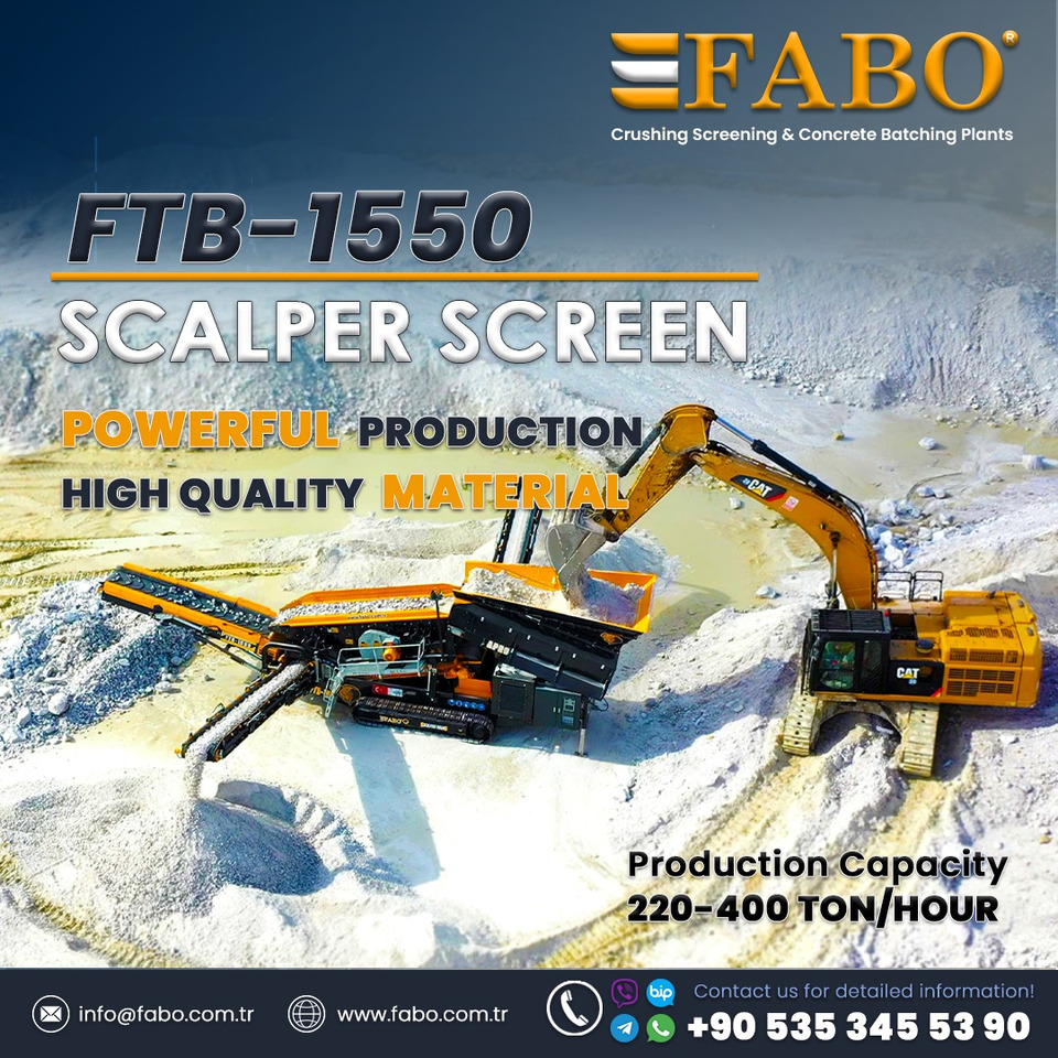 FABO mining machinery - crushing plant - Минна машина: снимка 1 FABO mining machinery - crushing plant - Минна машина: снимка 1