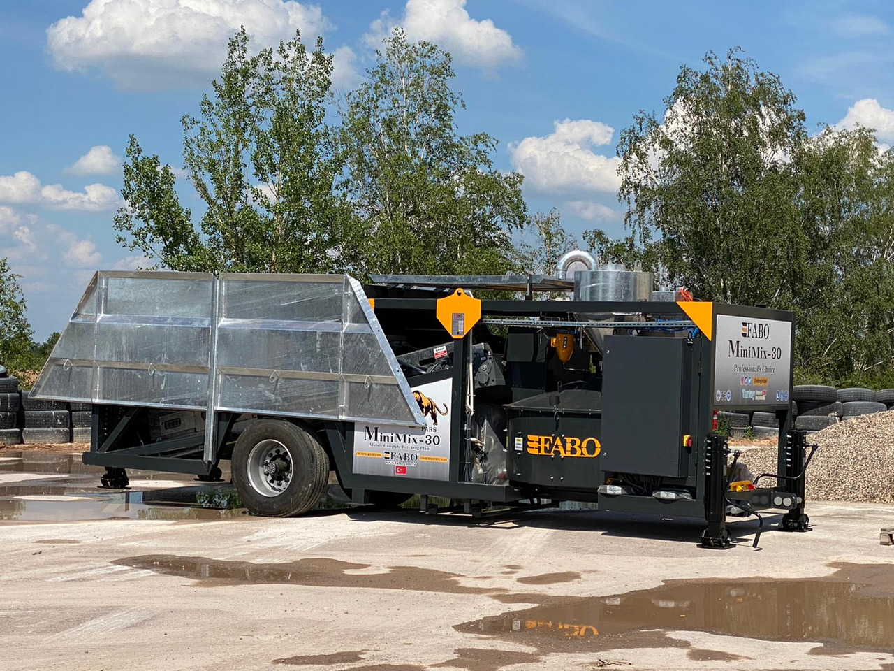 FABO mobile concrete batching plant - Бетонов възел: снимка 3 FABO mobile concrete batching plant - Бетонов възел: снимка 3