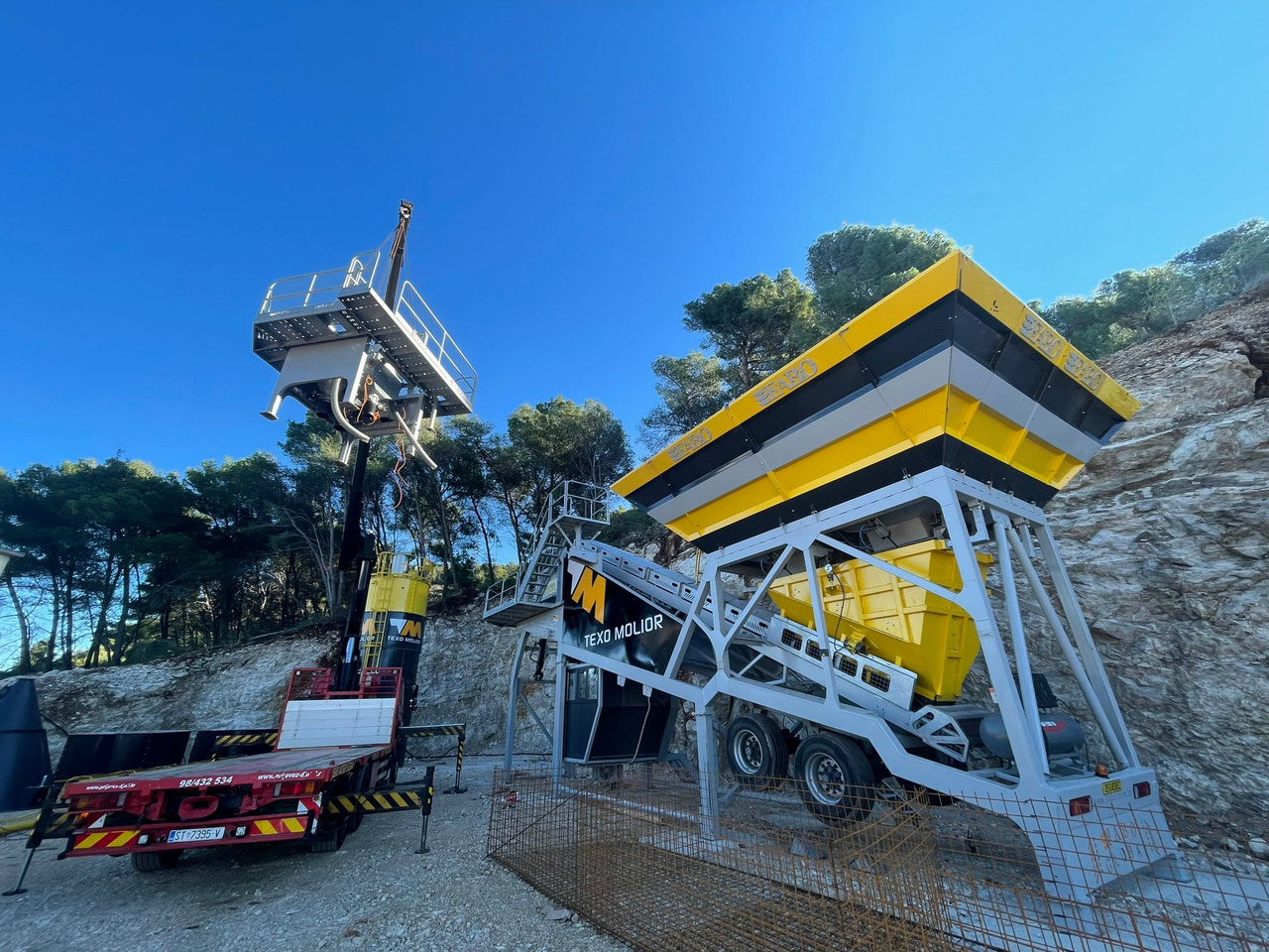 Нови Бетонов възел FABO mobile concrete batching plant: снимка 44