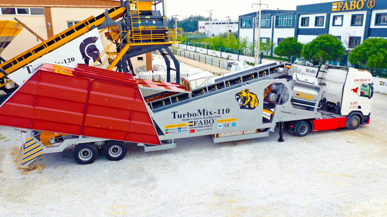 FABO mobile concrete batching plant - Бетонов възел: снимка 2 FABO mobile concrete batching plant - Бетонов възел: снимка 2
