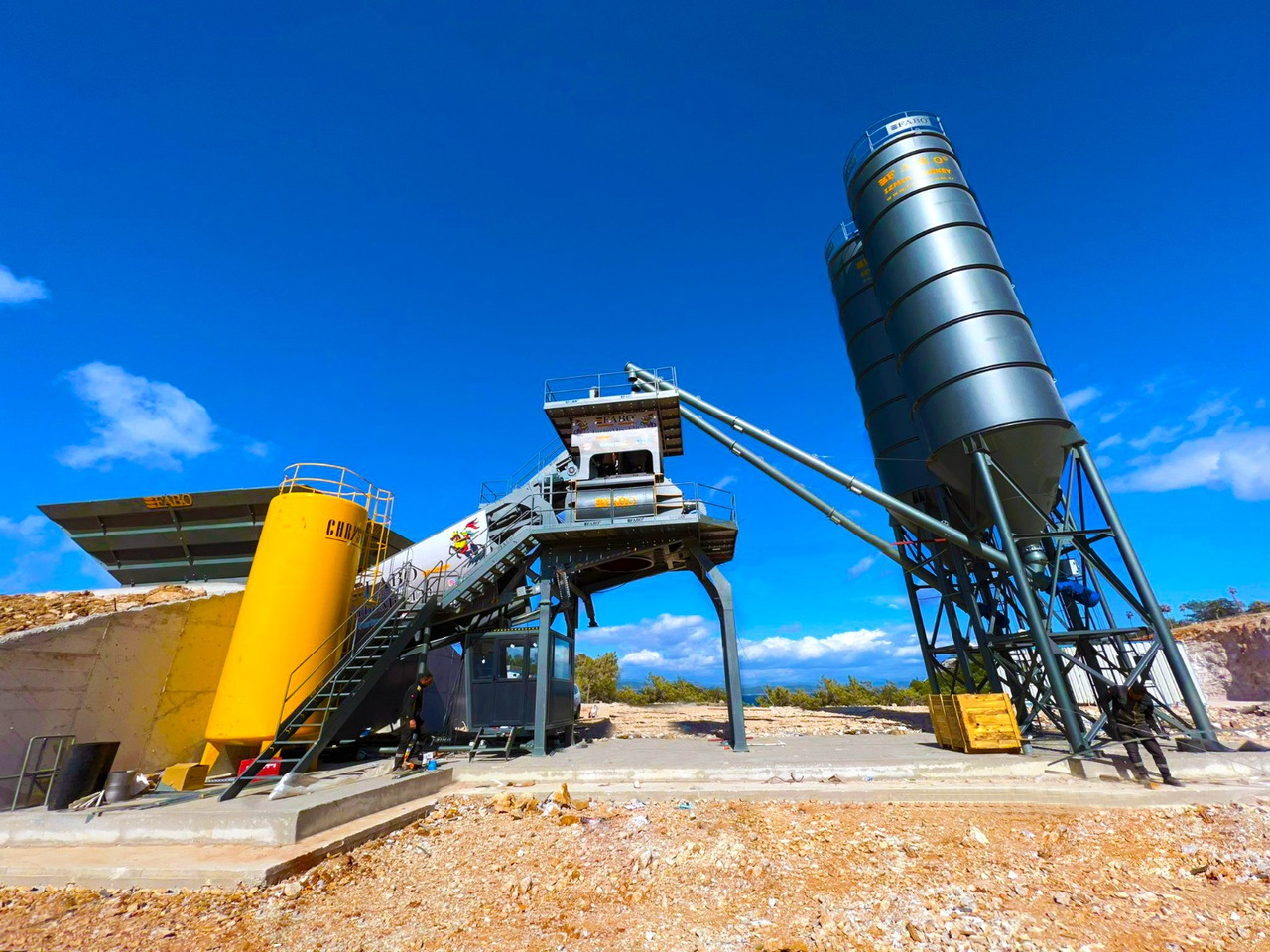 FABO mobile concrete batching plant - Бетонов възел: снимка 3 FABO mobile concrete batching plant - Бетонов възел: снимка 3