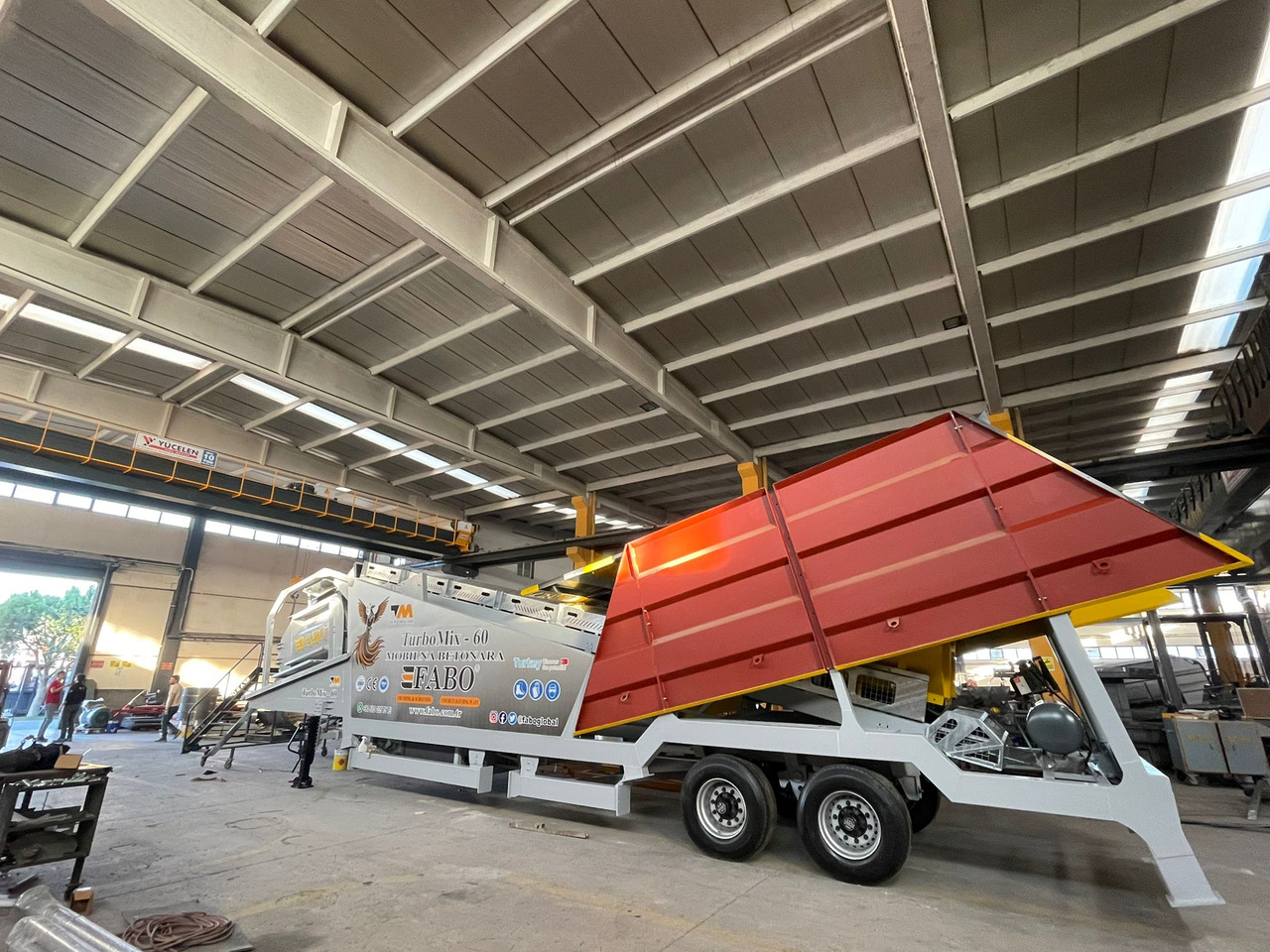 Нови Бетонов възел FABO mobile concrete batching plant: снимка 15