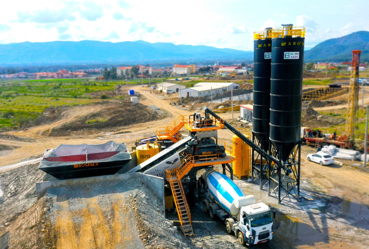 FABO mobile concrete batching plant - Бетонов възел: снимка 3 FABO mobile concrete batching plant - Бетонов възел: снимка 3