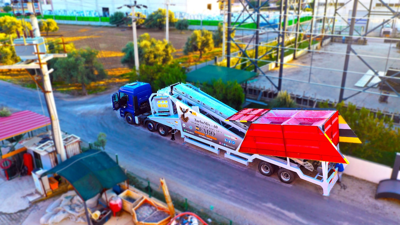 Нови Бетонов възел FABO mobile concrete batching plant: снимка 29