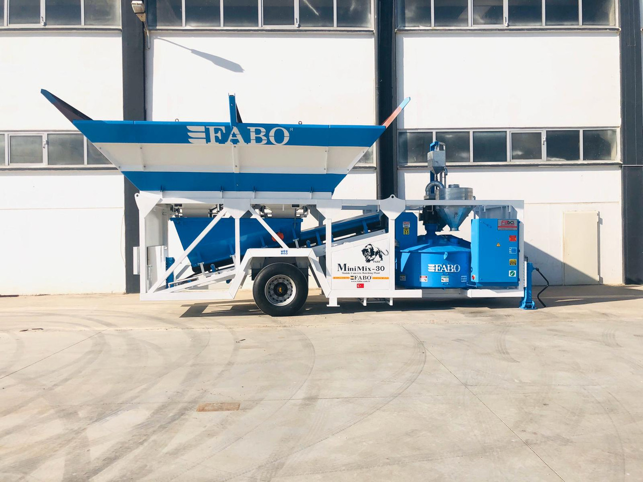 FABO mobile concrete batching plant - Бетонов възел: снимка 5 FABO mobile concrete batching plant - Бетонов възел: снимка 5