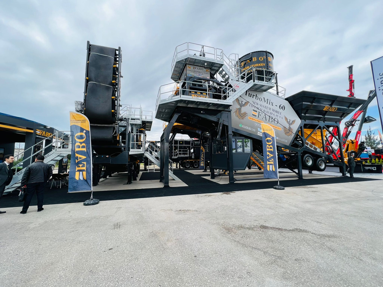 FABO mobile concrete batching plant - Бетонов възел: снимка 2 FABO mobile concrete batching plant - Бетонов възел: снимка 2