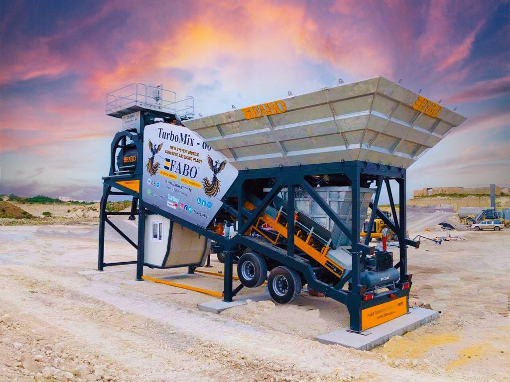 FABO mobile concrete batching plant - Бетонов възел: снимка 4 FABO mobile concrete batching plant - Бетонов възел: снимка 4