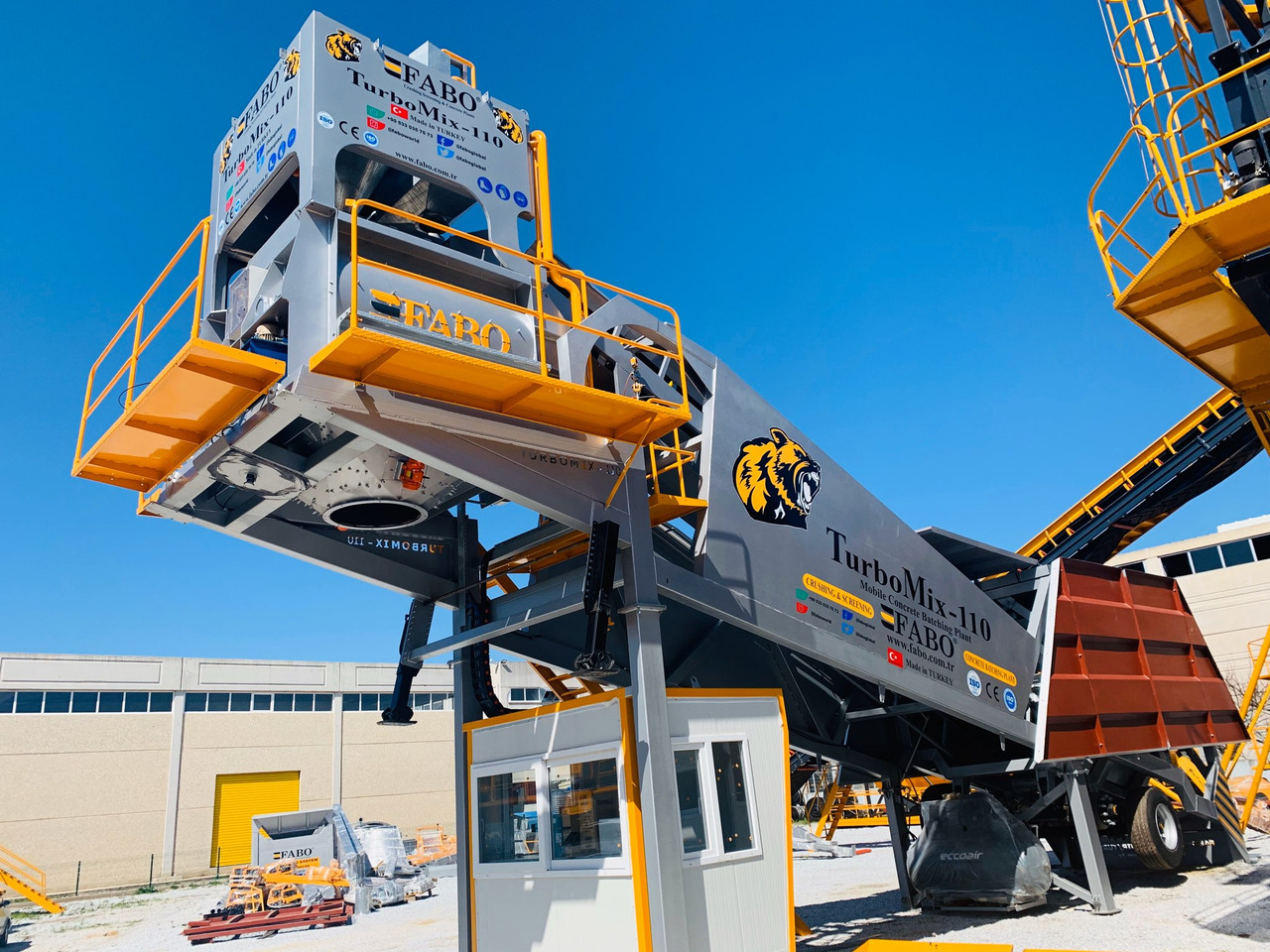 FABO mobile concrete batching plant - Бетонов възел: снимка 5 FABO mobile concrete batching plant - Бетонов възел: снимка 5