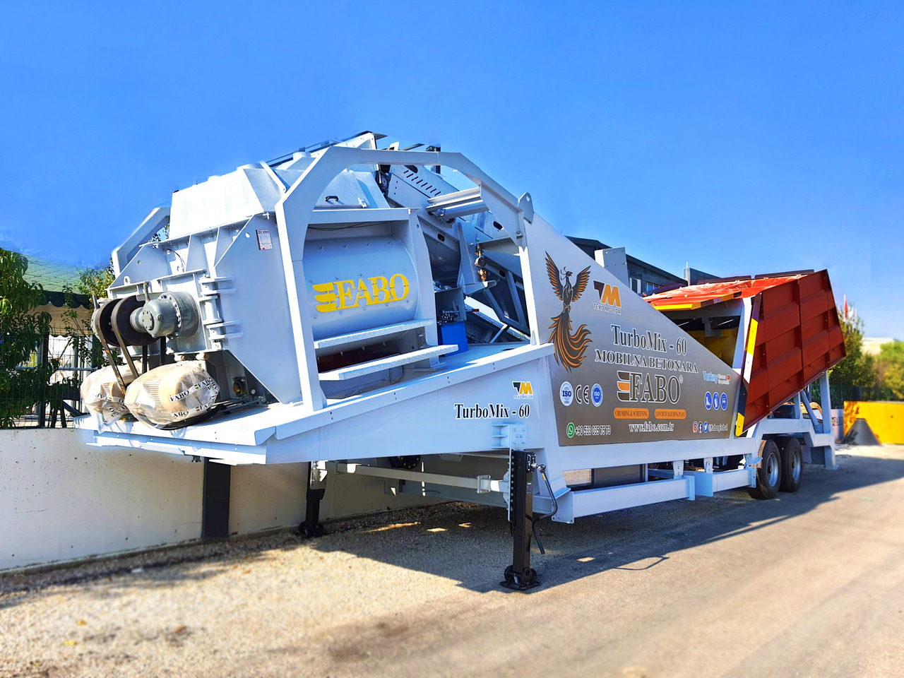 FABO mobile concrete batching plant - Бетонов възел: снимка 5 FABO mobile concrete batching plant - Бетонов възел: снимка 5