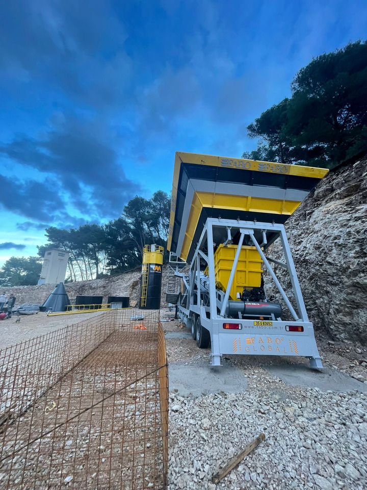 Нови Бетонов възел FABO mobile concrete batching plant: снимка 40
