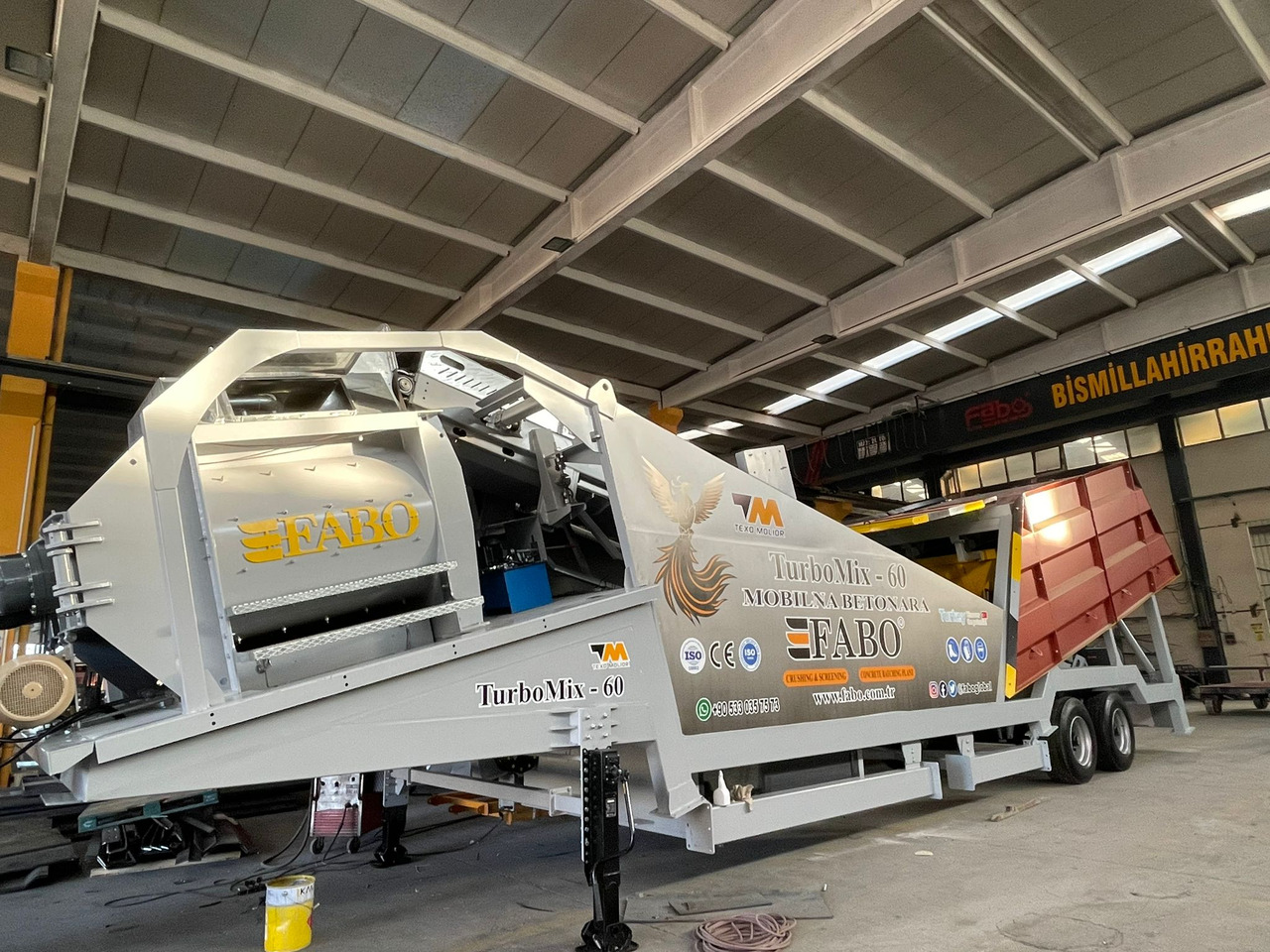 Нови Бетонов възел FABO mobile concrete batching plant: снимка 12