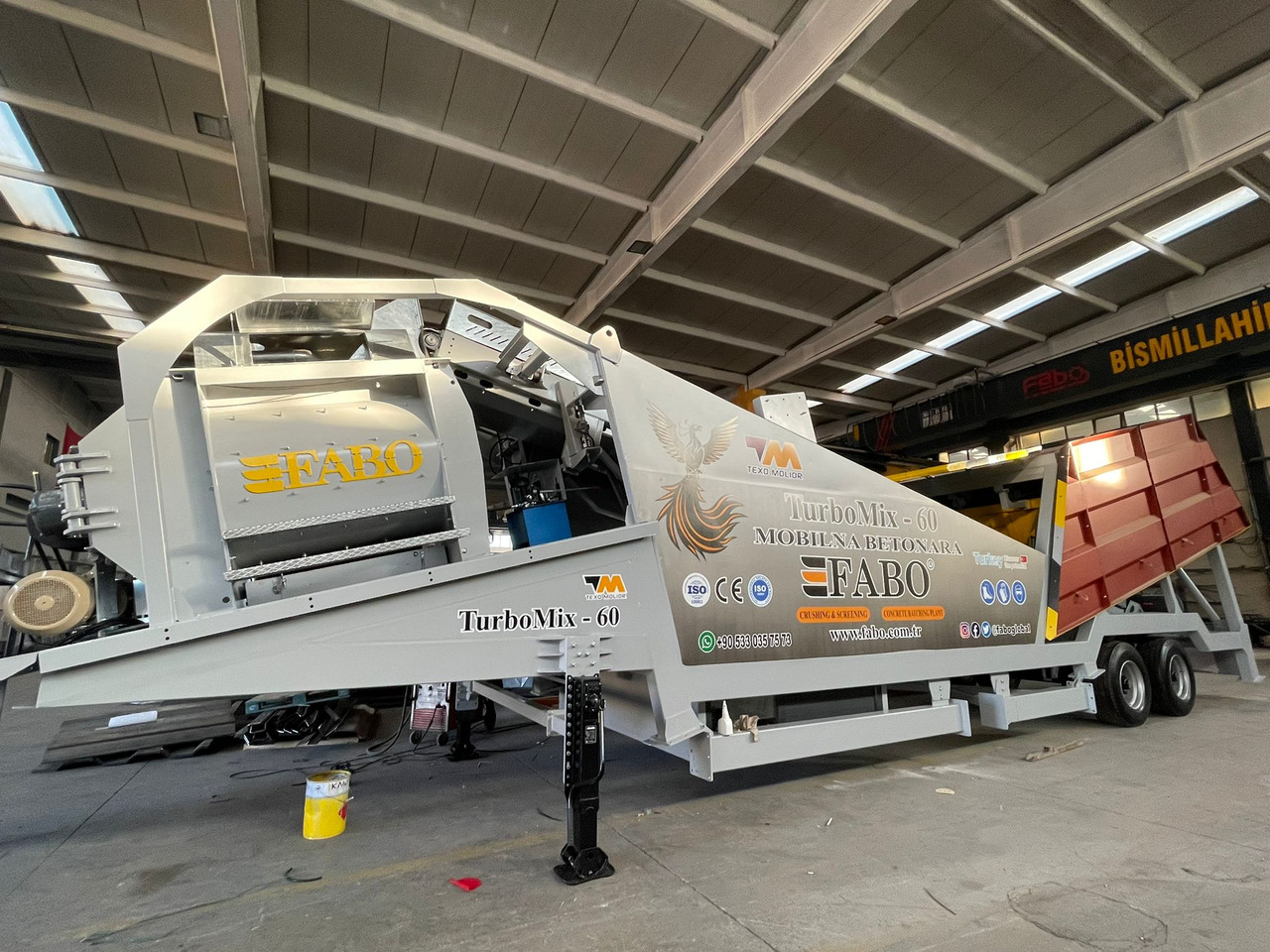 Нови Бетонов възел FABO mobile concrete batching plant: снимка 16