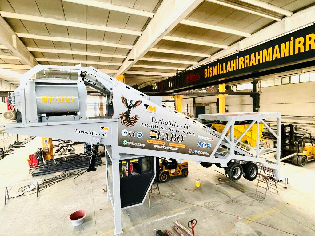 Нови Бетонов възел FABO mobile concrete batching plant: снимка 11