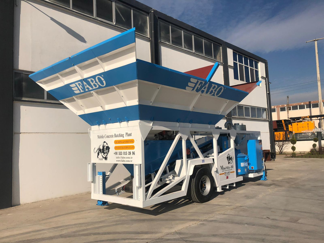 FABO mobile concrete batching plant - Бетонов възел: снимка 3 FABO mobile concrete batching plant - Бетонов възел: снимка 3